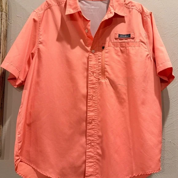 Eddie Bauer Men's large Coral Shirt
T1 - Picture 2 of 10
